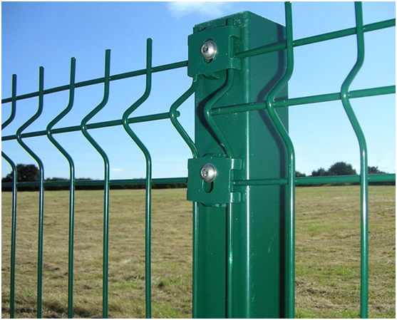 3d fil soudé par 4.5mm sinueux Mesh Fencing Pvc Coated 0