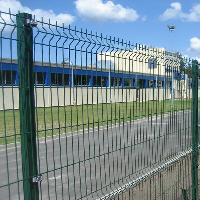 Jardin soudé sinueux 3d Mesh Fence For Outdoor Decorative 2