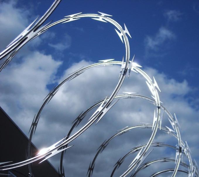 Électro Galvanized1.5mmx1.5mm Diamond Welded Razor Wire Mesh 4