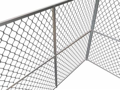10 Gauge Chain Link Mesh Fencing 50*50mm 75*75mm Diamond Mesh Wire Fencing