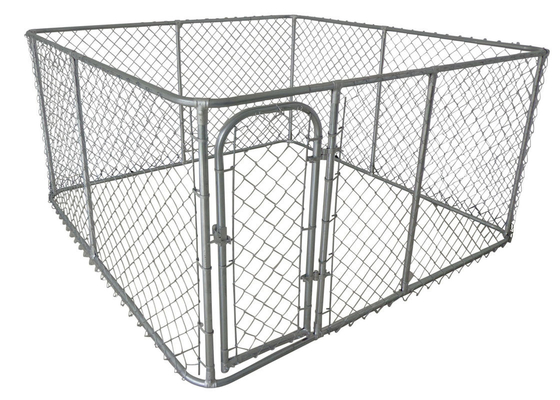 10 Gauge Chain Link Mesh Fencing 50*50mm 75*75mm Diamond Mesh Wire Fencing