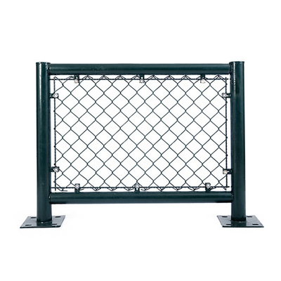 2.0-4.0 MM WIRE DIAMETER IRON 6 FGALVANISED,PVC COATED CHAIN LINK FENCING