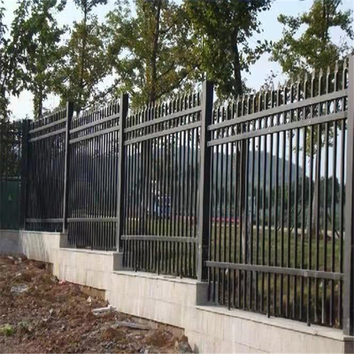 New Design Cheap Wrought Iron Fence Panel Steel Metal Picket Ornamental Fence