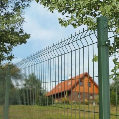 Factory supply decorative roll top 6ft fence powder coated 3d welded wire mesh fence