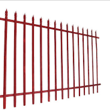 Steel hot dipped  Powdered Coated Pre Galvanised w pale Palisade Fencing