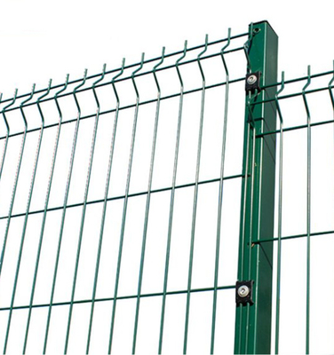 Triangle 3d Curved Wire Mesh Fence 5mm Anti Corrosion