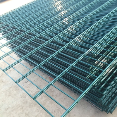 Square Galvanized Welded Wire Mesh Double  wire  Fencing Width 0.9-2.5m  pvc coated wire mesh fence