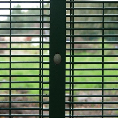 358 Powder coated and galvanized High security prison mesh fencing anti climb fence panel