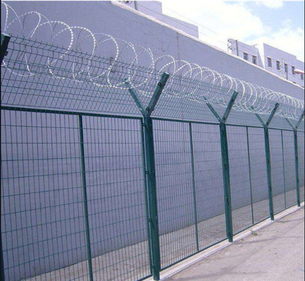 Airport Fence 3D Wire Mesh Fence Board Decorative Garden Fences