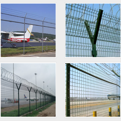 Airport Fence 3D Wire Mesh Fence Board Decorative Garden Fences