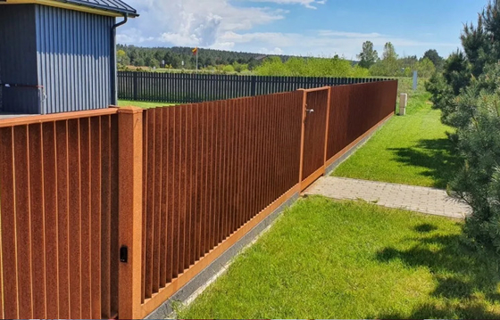 Decorative Laser Cut Metal Fencing Panels Outdoor Privacy Screen