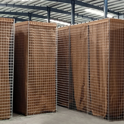 Stone Cage Gabion Baskets Retaining Wall High Coating  steel welded mesh  geotextile thickness