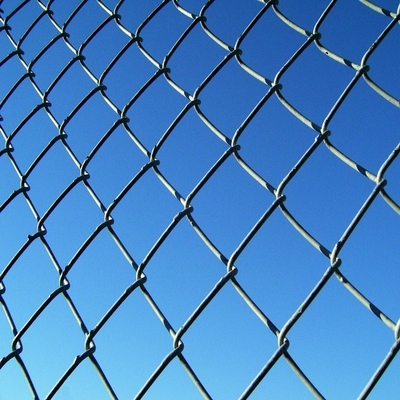 12 gauge Decorative Plastic powder  Coated Chain Link Fence With Post