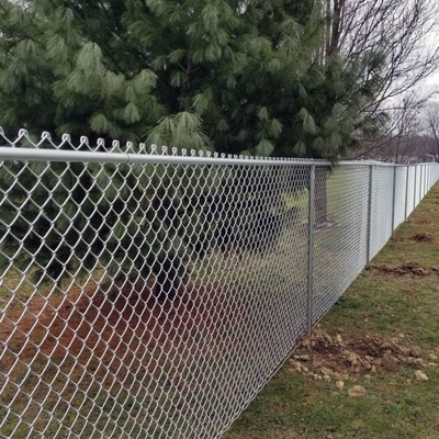 2.0-4.0 MM WIRE DIAMETER IRON 6 FGALVANISED,PVC COATED CHAIN LINK FENCING