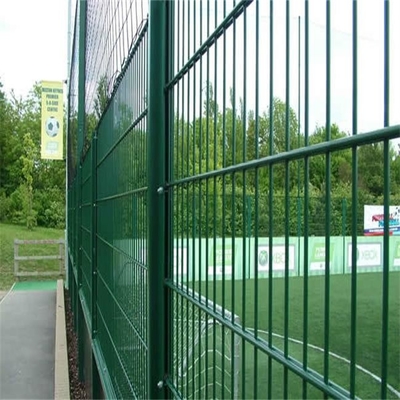 Square Galvanized Welded Wire Mesh Double  wire  Fencing Width 0.9-2.5m  pvc coated wire mesh fence