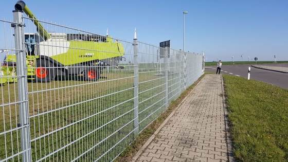 Custom hot dip galvanized 656 868 twin welded wire panel fence