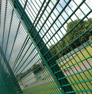 powder coated 868 656 double wire fence Twin Wire Galvanized Double Welded Wire Mesh Fence