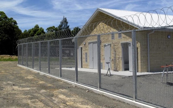1.8*2.4m High Security Anti climb 358 iron 358 garden mesh fence anti theft security Fence Powder Coated Clear View Fenc
